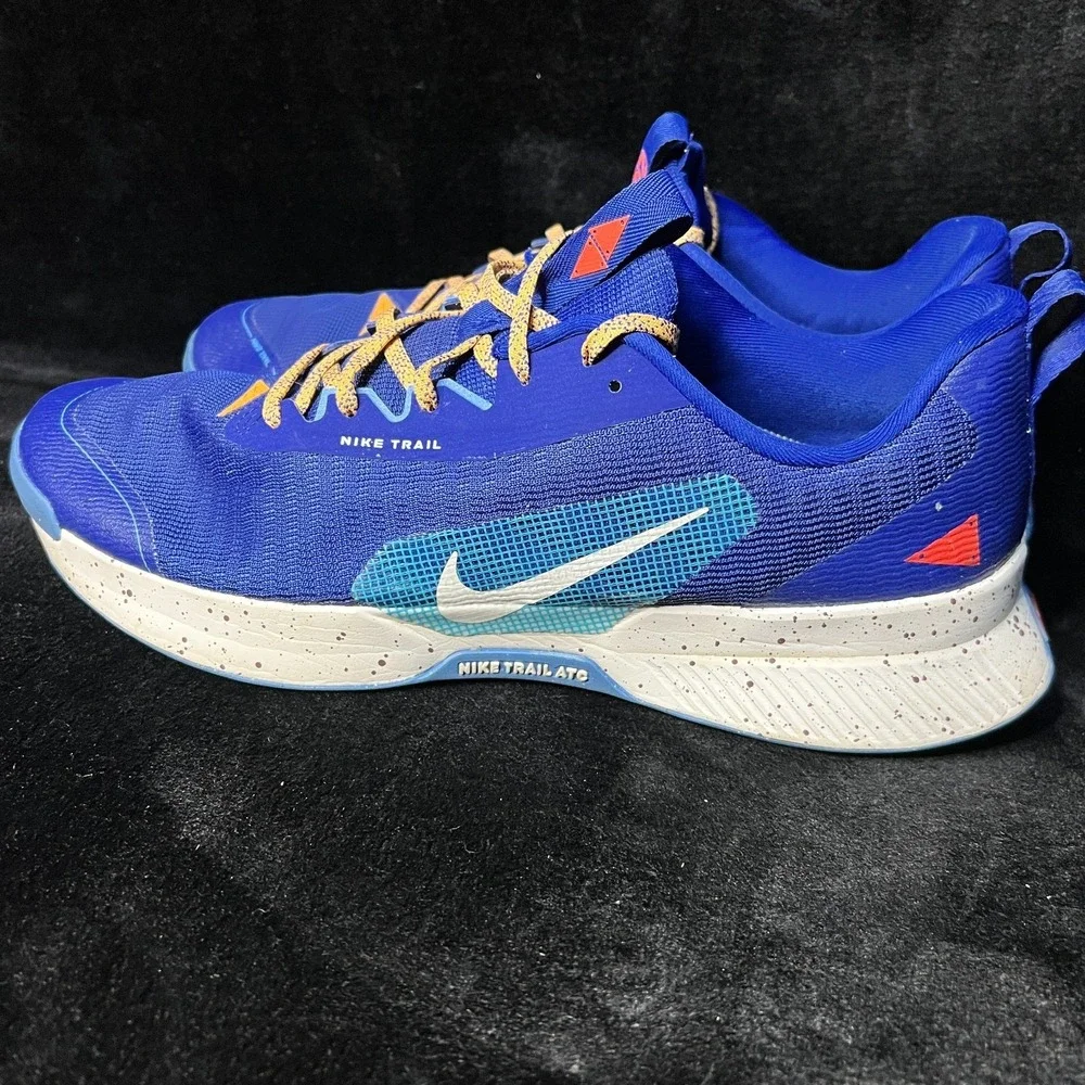 Nike Juniper Trail 3 FQ0904-400 Men 15 Athletic Running Shoes Royal Blue Sneaker